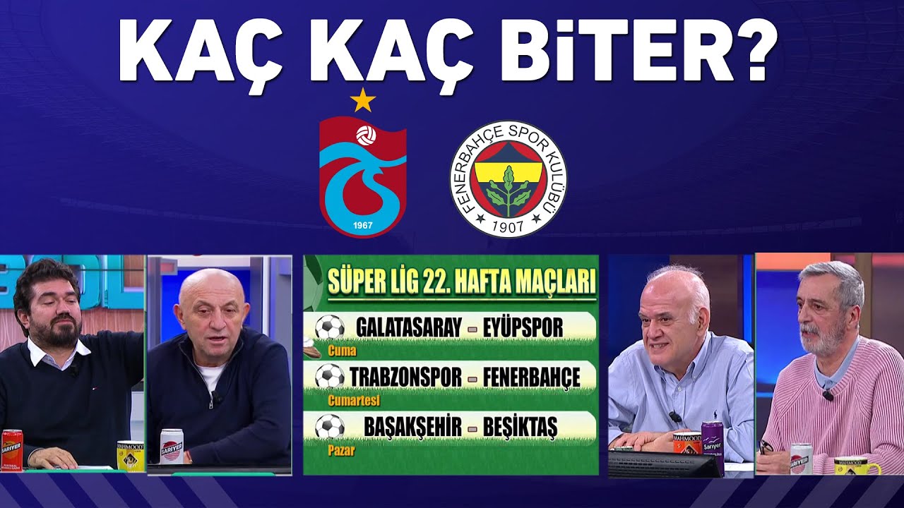 Trabzonspor-Fenerbahçe ve haftanın maçları kaç kaç biter? İşte yorumcularımızın skor tahminleri