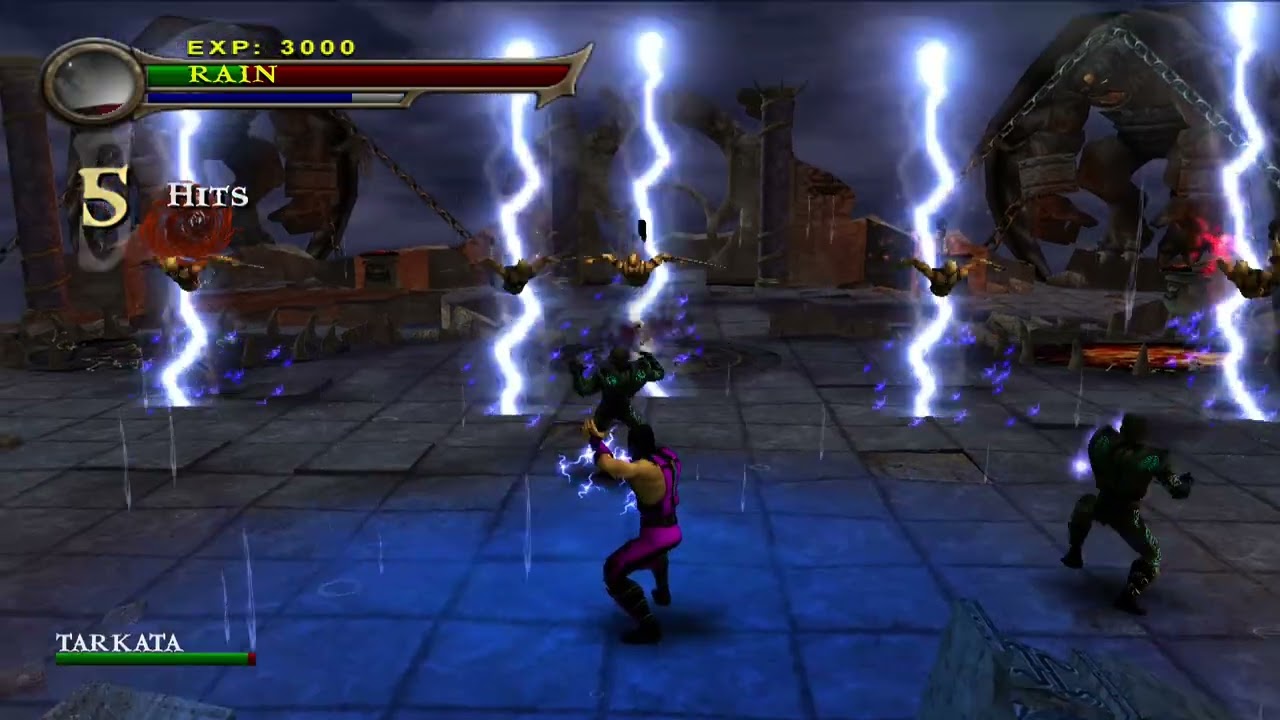 Ultimate Mortal Kombat Shaolin Monks Ally Survival Mode - Playing As Rain - Fun Mode Until it Crash