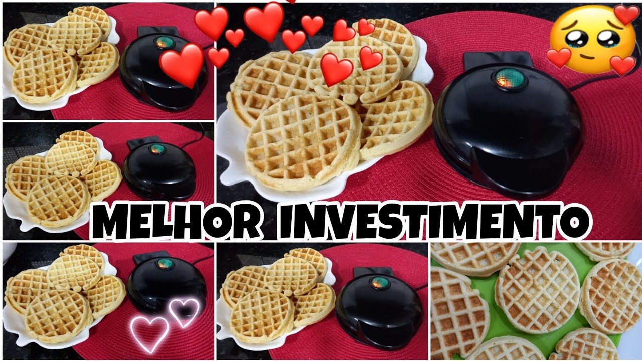 COMO FAZER A CURA DA MÁQUINA DE WAFFLE - RECEITA E CONGELAMENTO