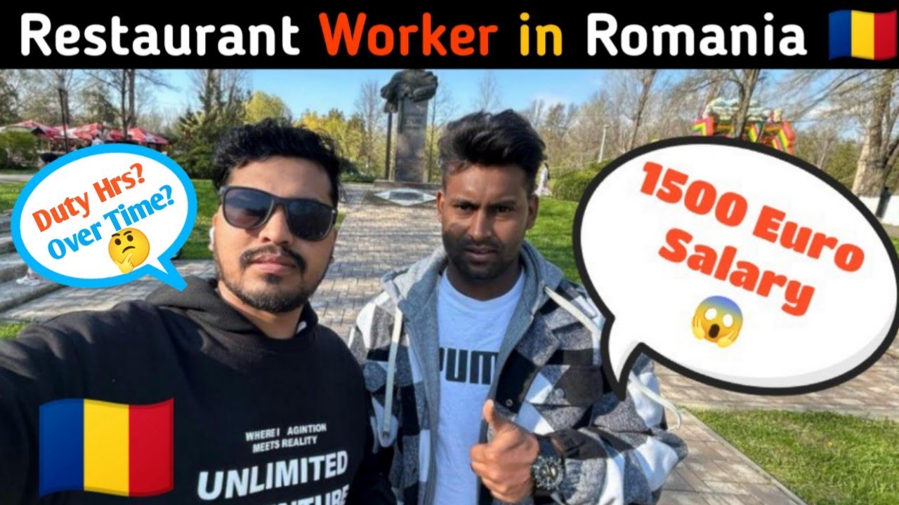 Romania 🇷🇴 Mein Restaurant Worker Ki Salary Kitna Hota Hai 🤔