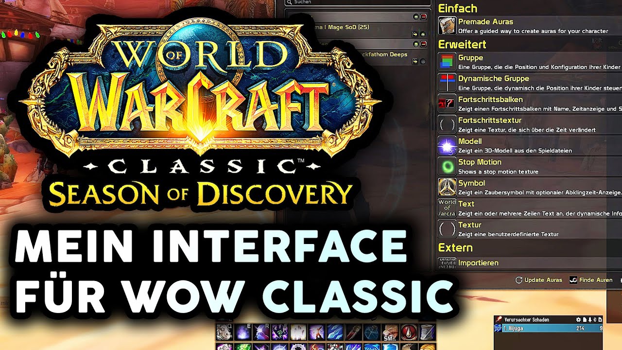 Addon Tipps für ein cleanes Interface in Season of Discovery | WoW Classic