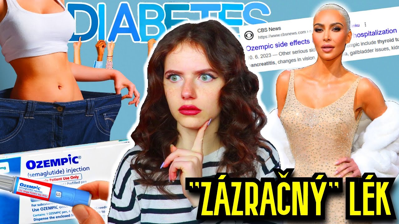 OZEMPIC: nebezpečný lék na hubnutí, teda cukrovku, který milují celebrity | Just Justýna