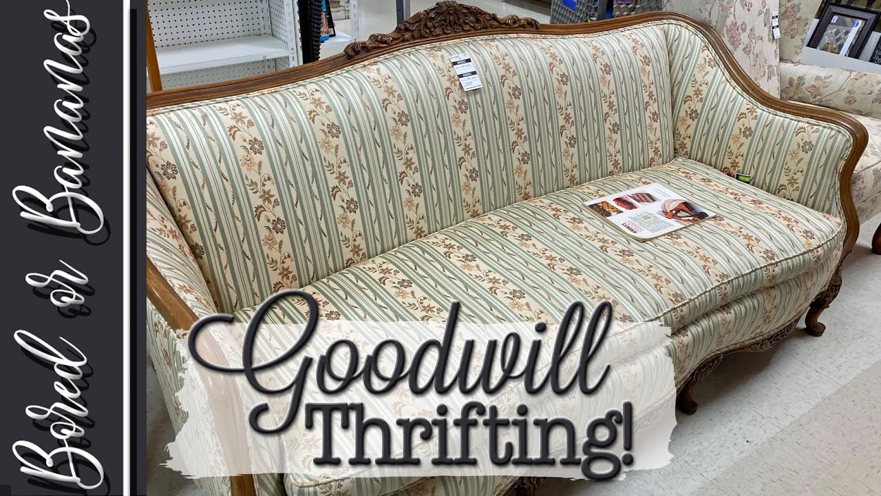 I CAN'T BELIEVE THIS WAS AT GOODWILL!! {Bored or Bananas Thrifting} THRIFT WITH ME FOR VINTAGE DECOR