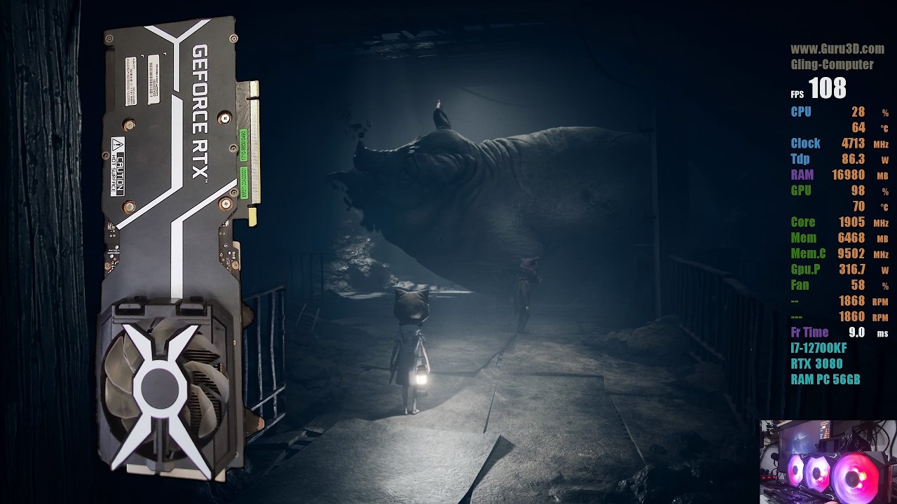 REANIMAL | RTX 3080 GALAX SG LHR | 2K FPS Test