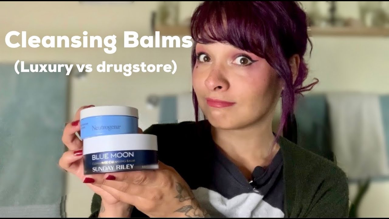 Sunday Riley Blue Moon Vs Neutrogena Makeup Remover Melting Balm (Best Cleansing Balm?!)