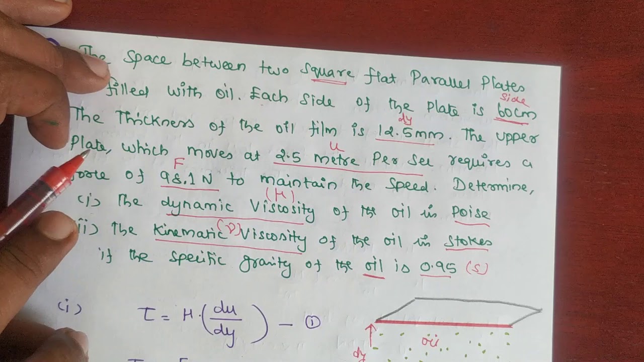 Solving Methods on Viscosity Problems | GATE | Fluid Mechanics in Tamil |