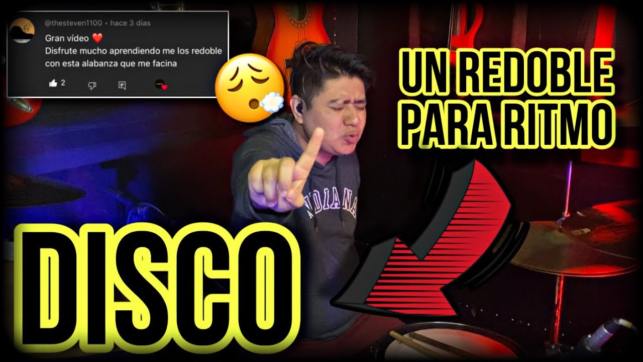 1 Redoble En Disco Para Muchas Canciones | Tutorial Batería | 🥁🔥🎧