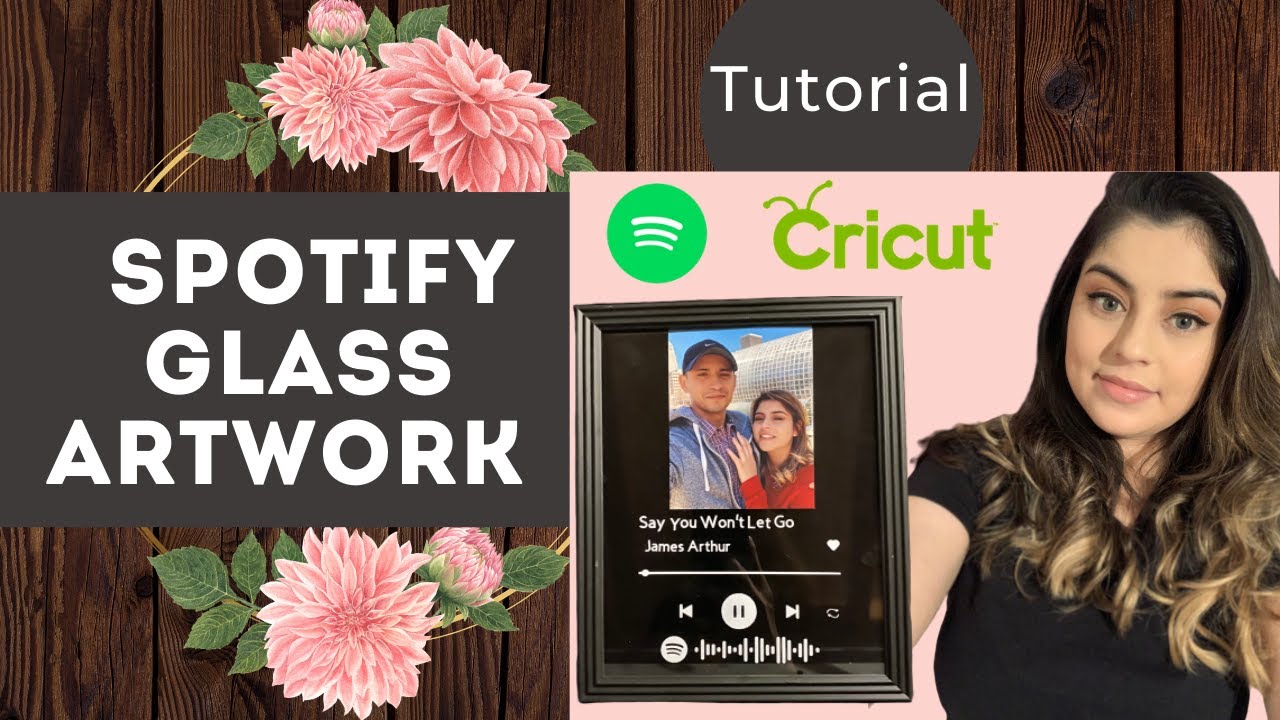 How To Make a Spotify Glass Artwork With Cricut