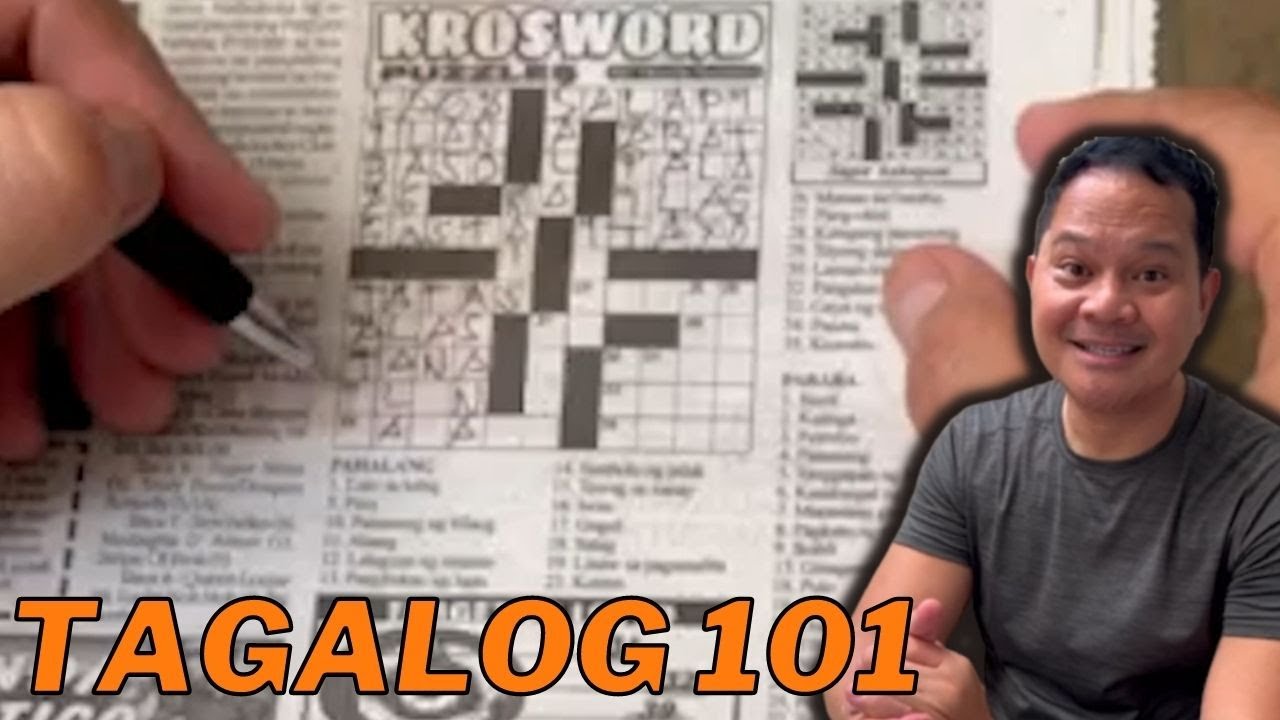 MAG-ARAL TAYO NG TAGALOG SA PALAISIPAN (CROSSWORD) | BAYANI AGBAYANI