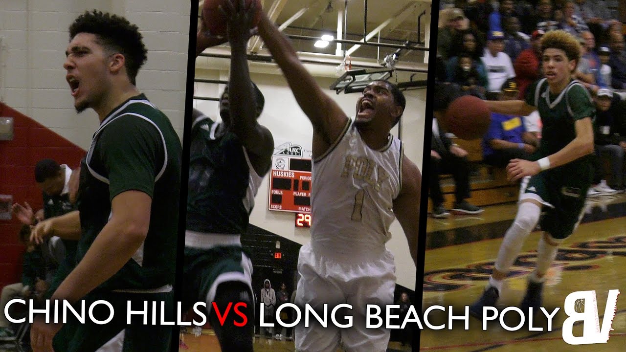 LiAngelo Ball Comes In CLUTCH! Chino Hills CLOSE GAME VS Long Beach Poly FULL HIGHLIGHTS