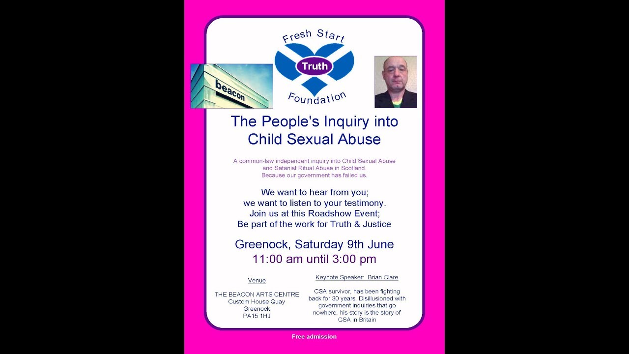 FSF CSA & SRA Awareness Roadshow 8 Inverclyde Video Clip Part 1 Edit