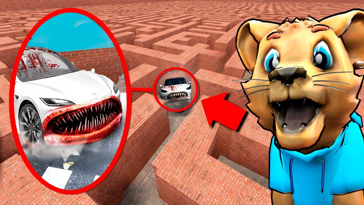 Сможет ли Пожиратель Теслы найти меня в ЛАБИРИНТЕ?! (Gmod Sandbox)