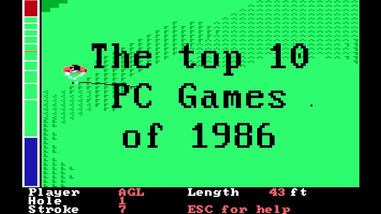 IBM PC - The first games '81-'91: Part 6 (1986)