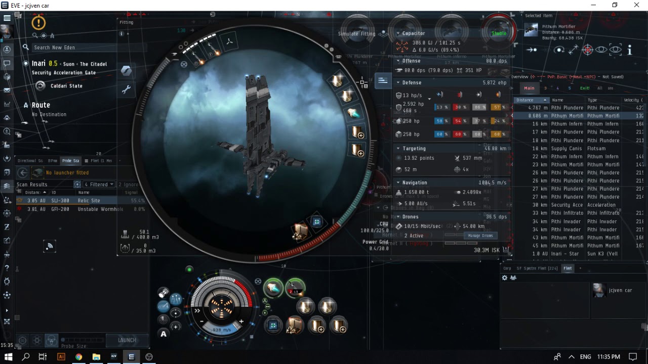 EVE Online Heron DED 4 Guristas (Long Version)