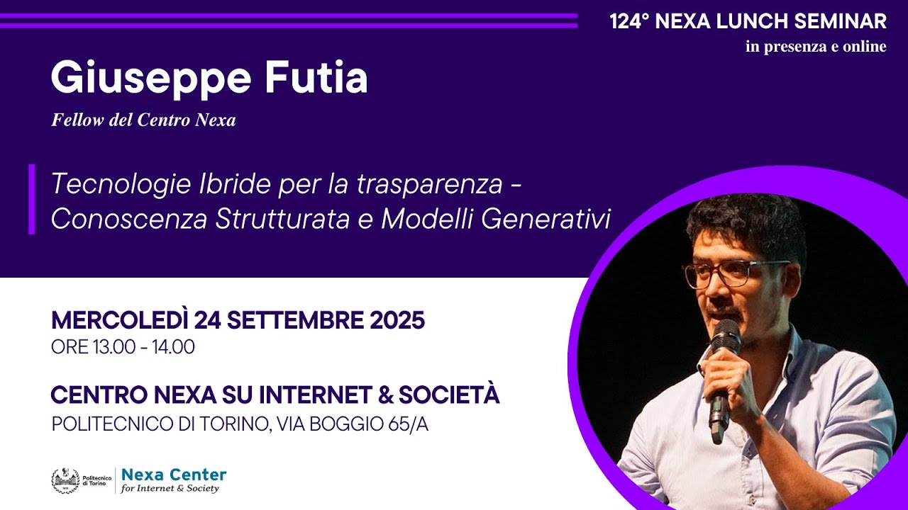 124° Nexa Lunch Seminar - Tecnologie ibride per la trasparenza
