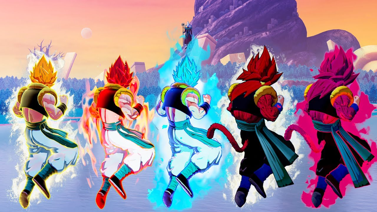 Dragon Ball Z: Kakarot - All Gogeta Transformations Fusion - Ultra (4K 60fps)