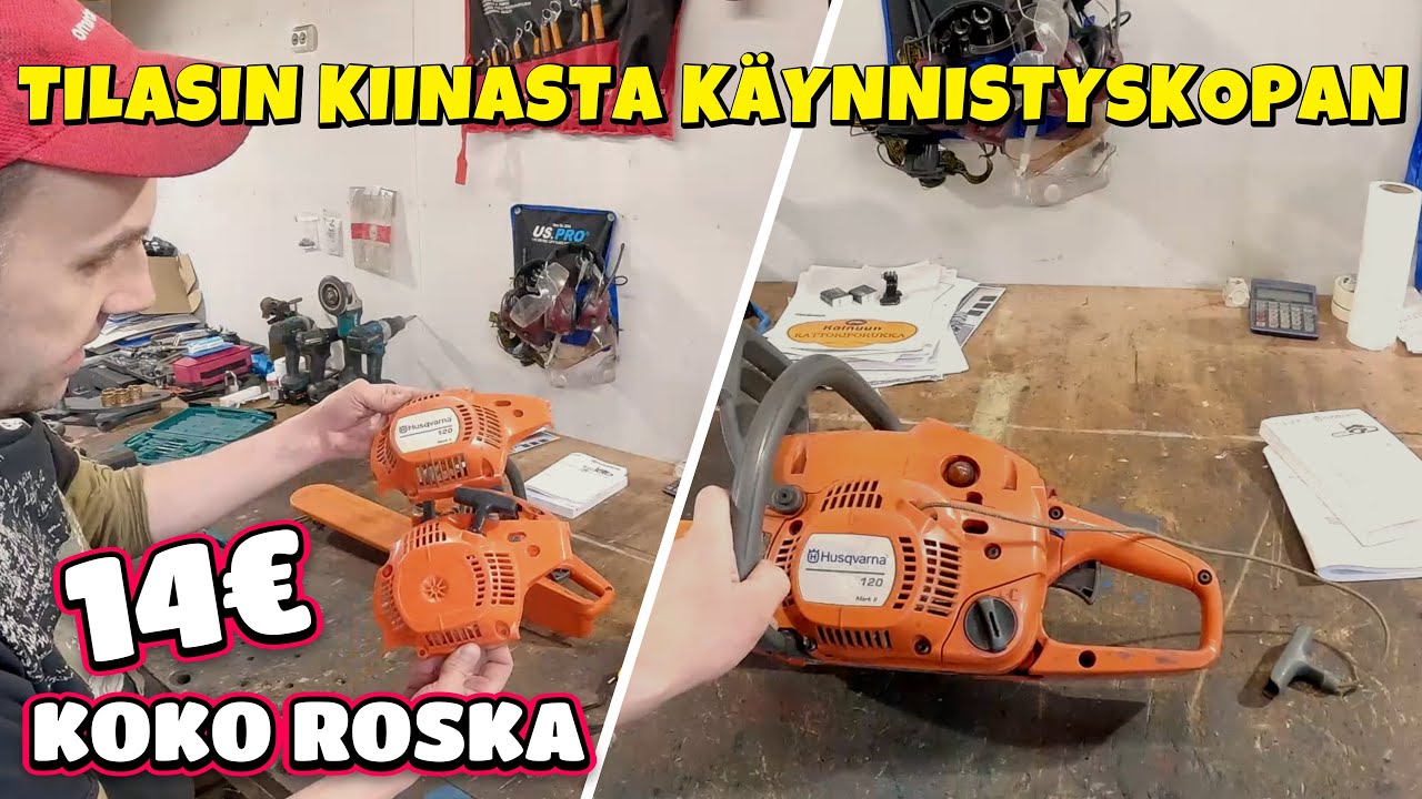 Husqvarna 120 MARK 2 - Onko tämä paskin saha mitä on keksitty?