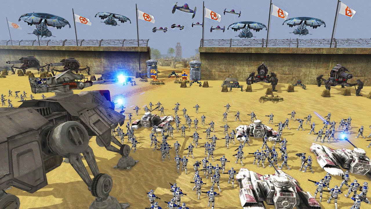 501st Legion Assault on Droid DEATH WALLS! - Star Wars: Rico's Brigade Side Stories