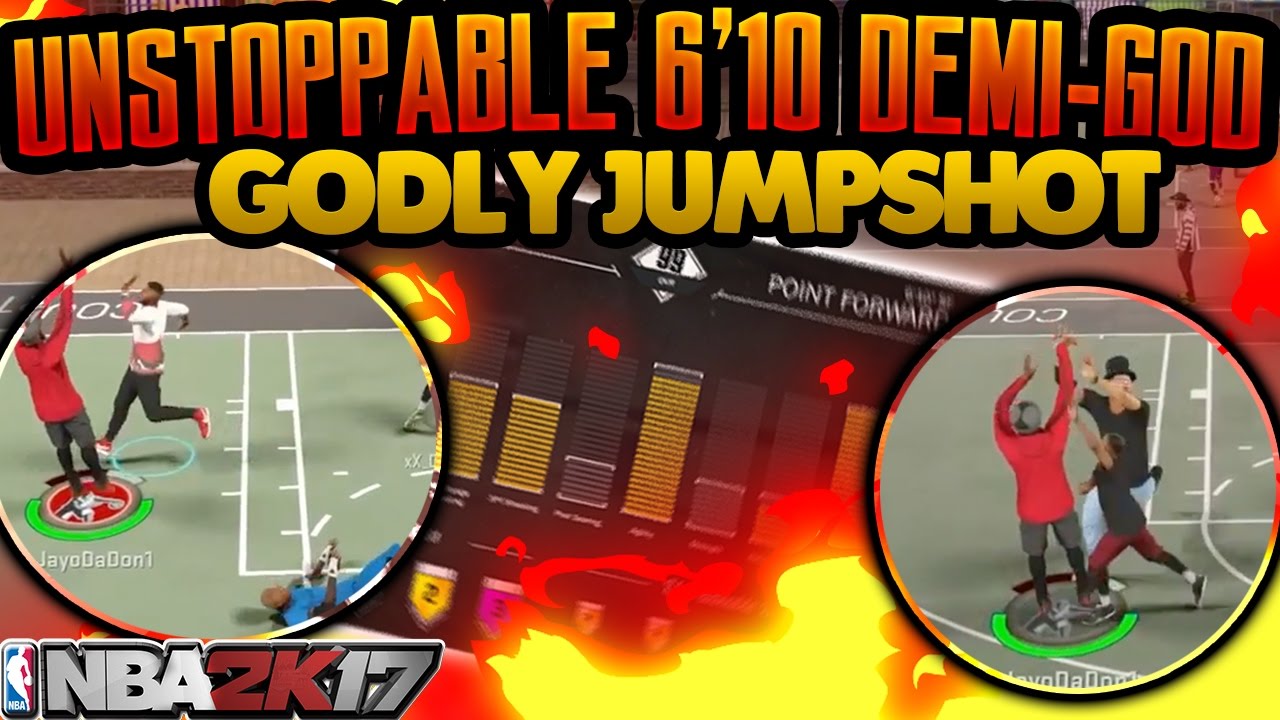 🔥UNSTOPPABLE 6'10 DEMI-GOD🔥 JUMPSHOT IS GODLY • NBA 2K17