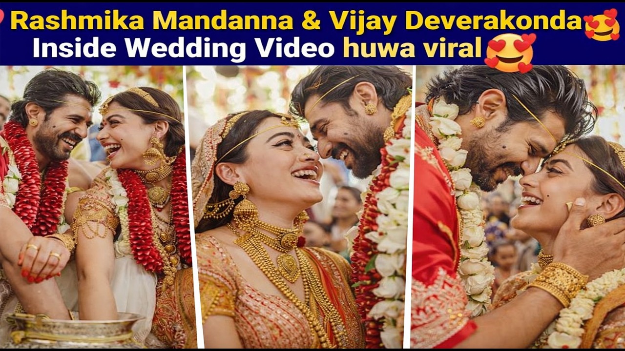 ❤️ Rashmika Mandanna & Vijay Deverakonda Inside Wedding Video | Finally Married 💍 | Virosh