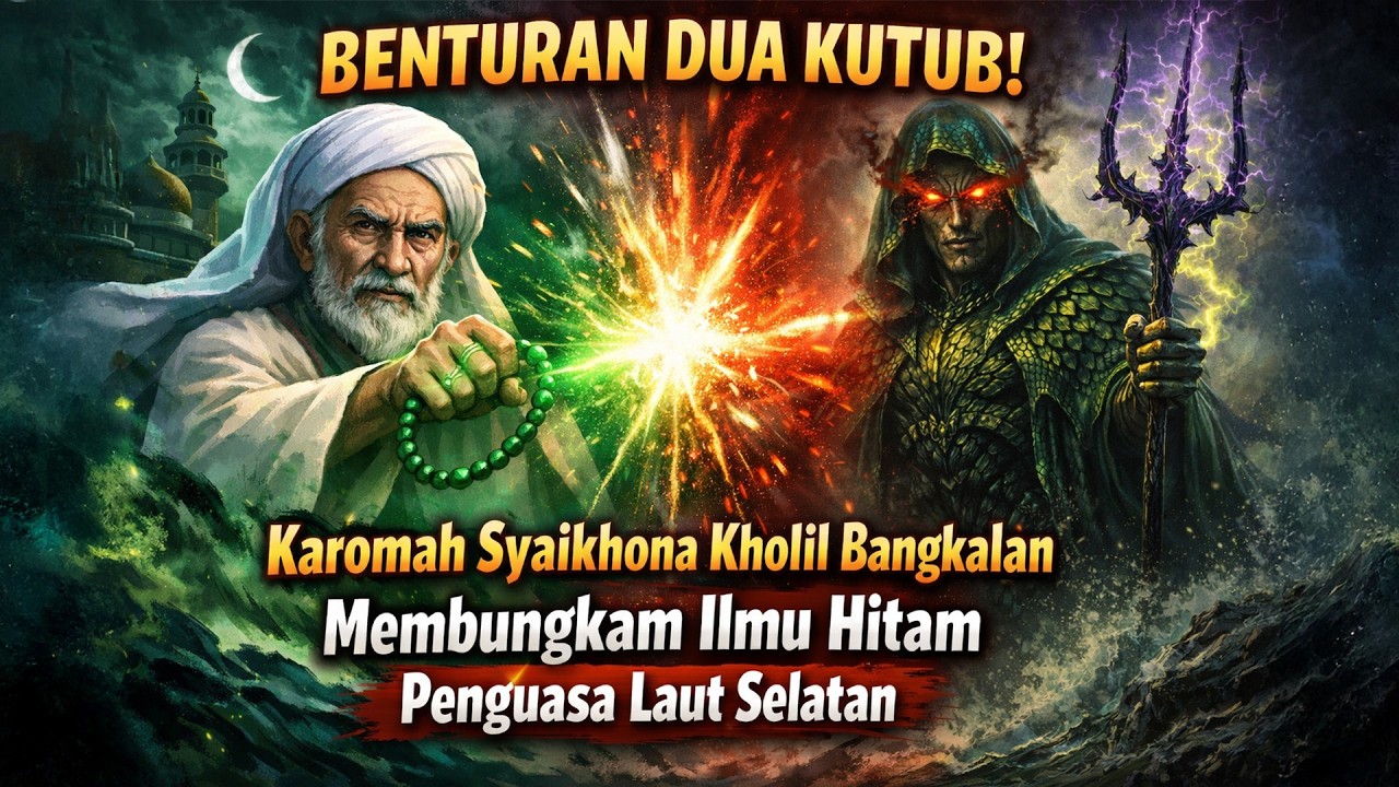 BENTURAN DUA KUTUB! Karomah Syaikhona Kholil Bangkalan Membungkam Ilmu Hitam Penguasa Laut Selatan