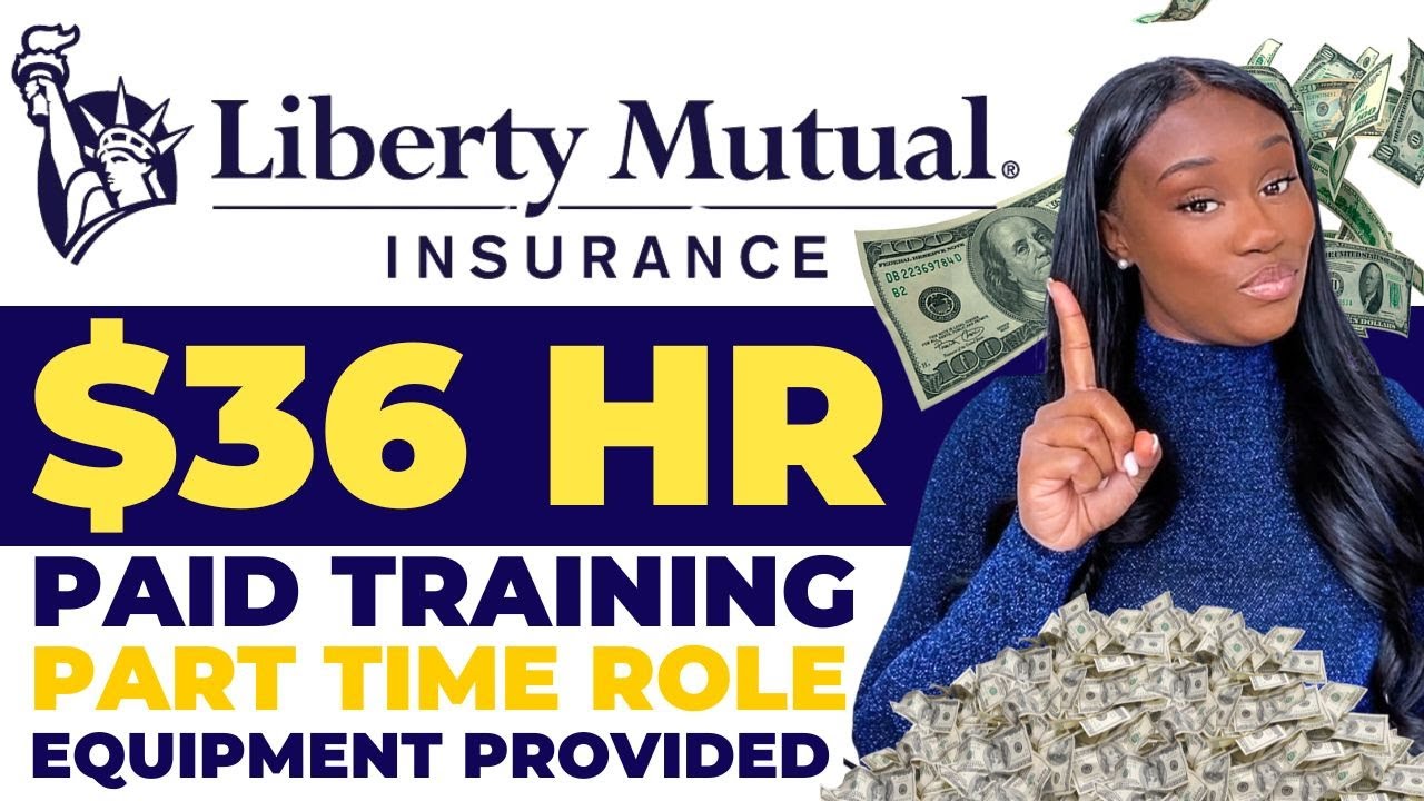 Get PAID $36/HR | LIBERTY MUTUAL Remote Jobs | Insurance Remote Jobs
