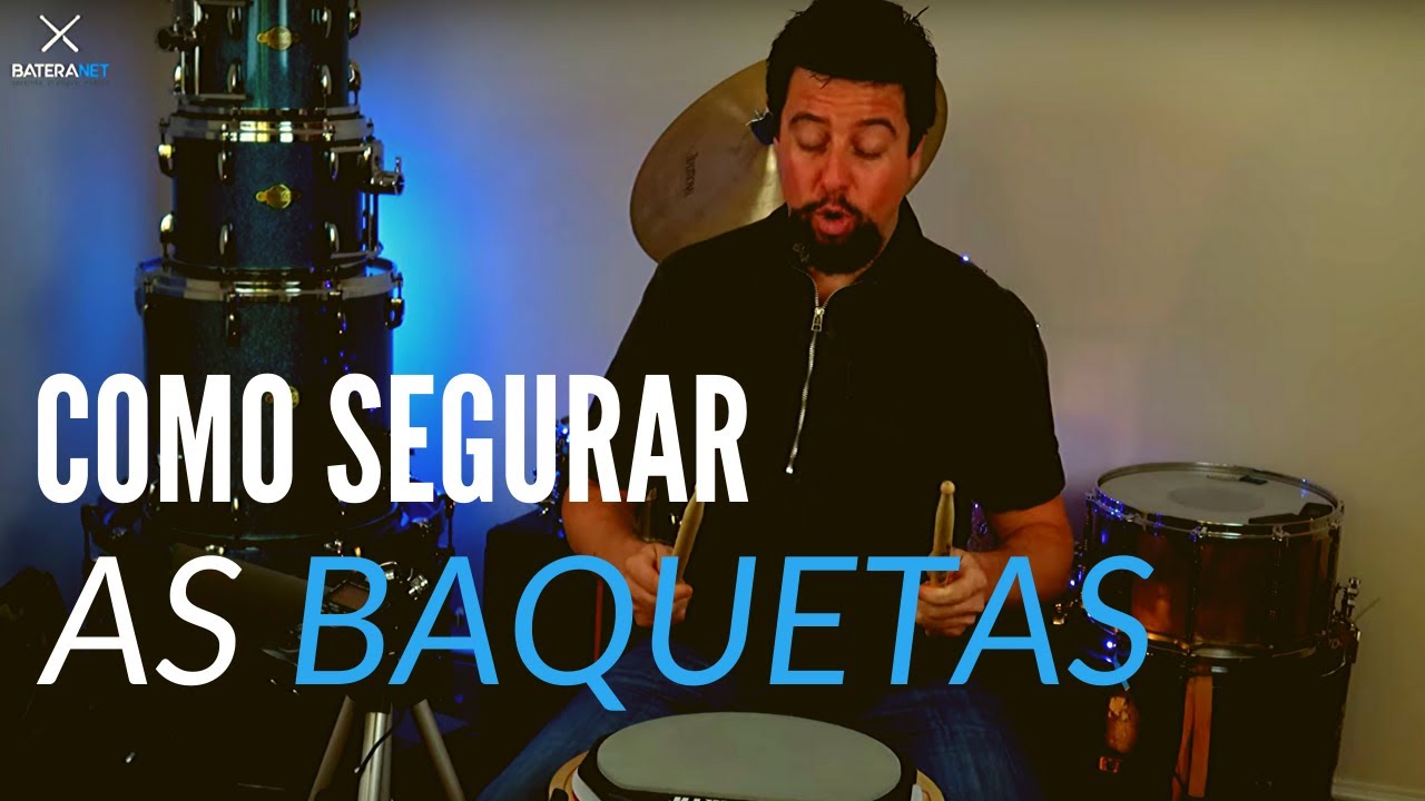 Aula de Bateria | Como Segurar as Baquetas de Forma Correta