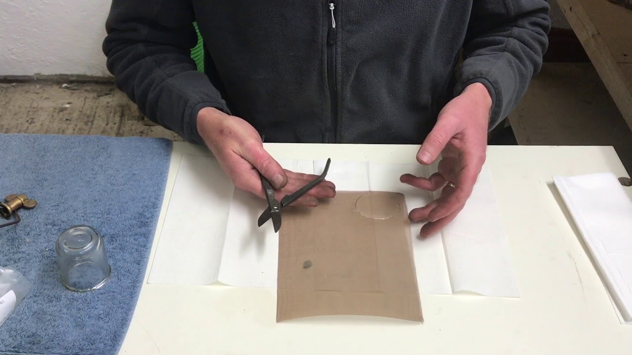 #23 Ferguson TED20   Making a Filter for the Fuel Sediment Bowl