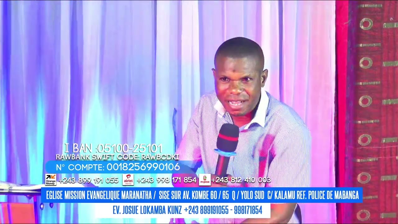 EV.JOSUE LOKAMBA REVELE LES CHOSES P.I.R