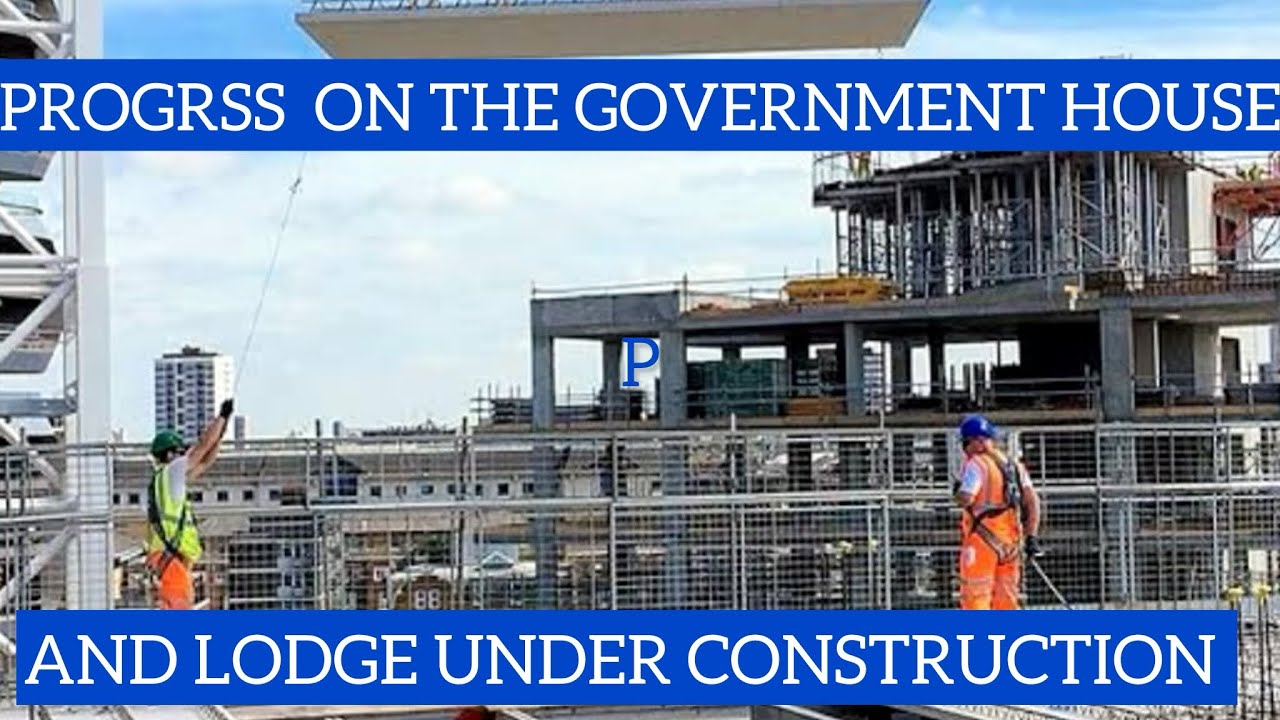PROGRESS ON THE ONGOING CONSTRUCTION OF GOVERNMENT HOUSE AND LODGE IN AWKA ANAMBRA STATE.