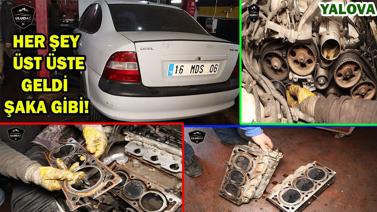 OPEL VECTRA 2.5 V6 MOTOR YENİLEME (Yüksek Hararet Yüzünden Silindir Kapak Conta Değişimi Yaptık)