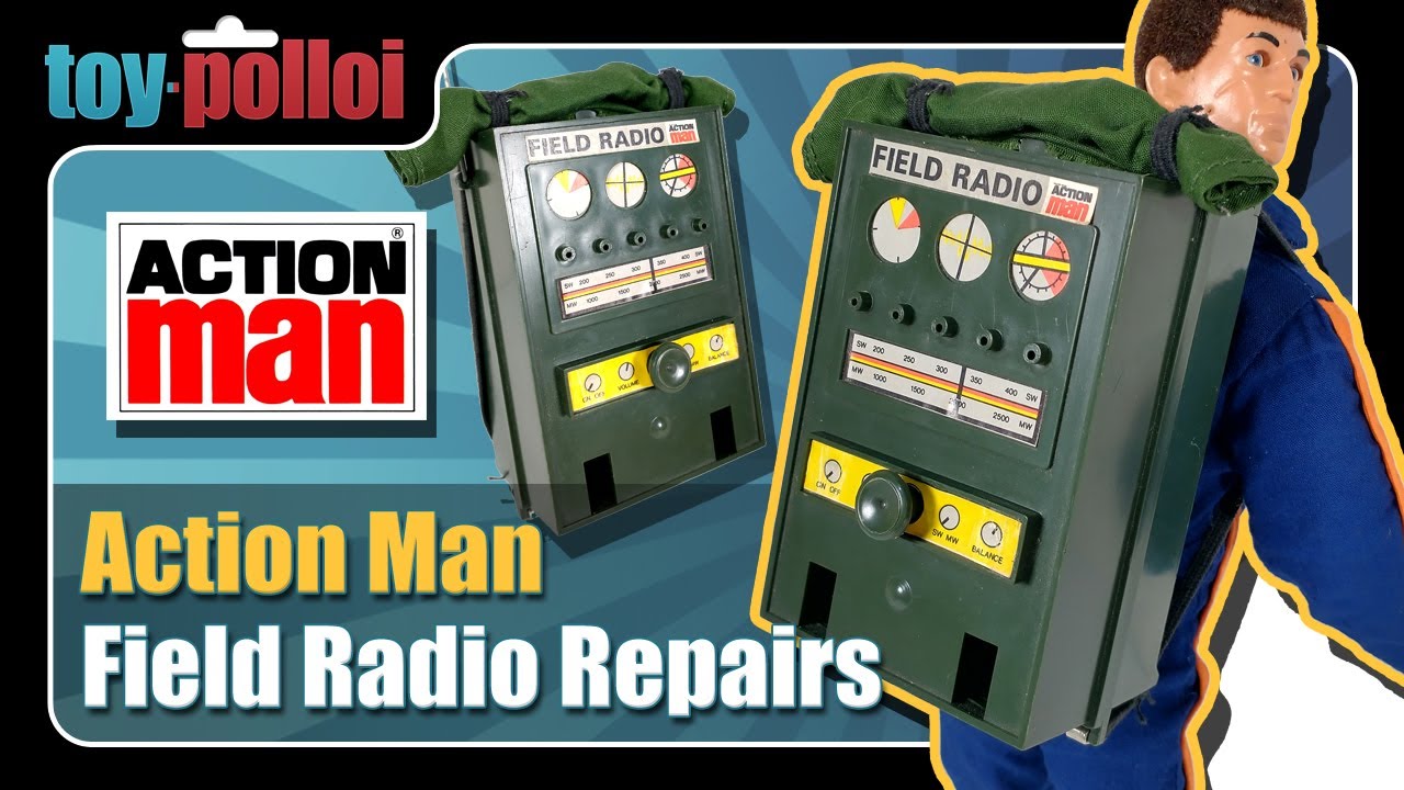 Ремонт радиоприемника Atomic Field от Vintage Action Man — Toy Polloi