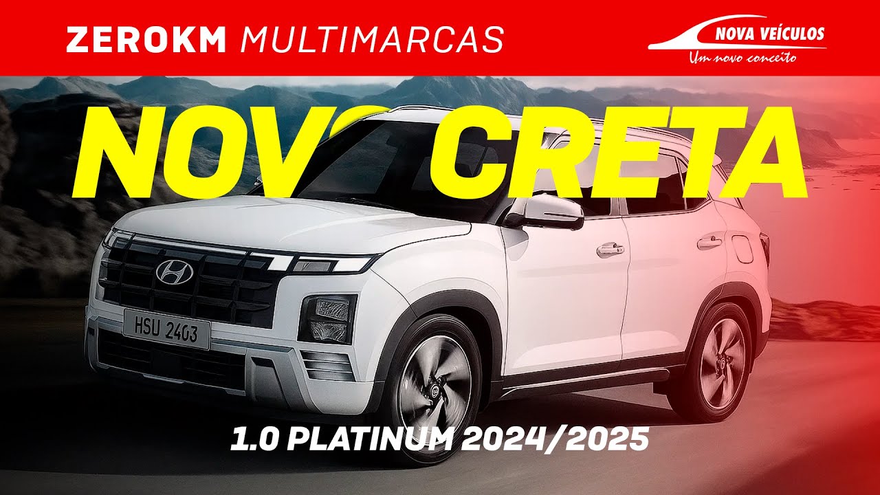 Novo Hyundai Creta 2024/2025 - Review de ZeroKM Multimarcas