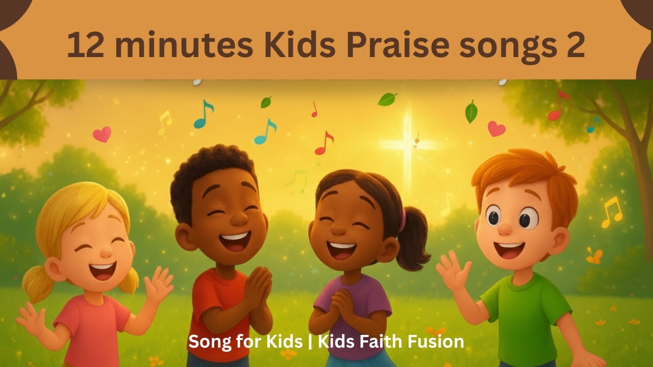 Uplifting 12 minutes kids praise songs vol 2 #KidsPraise #FaithFilledFun #SundaySchool #WorshipDance
