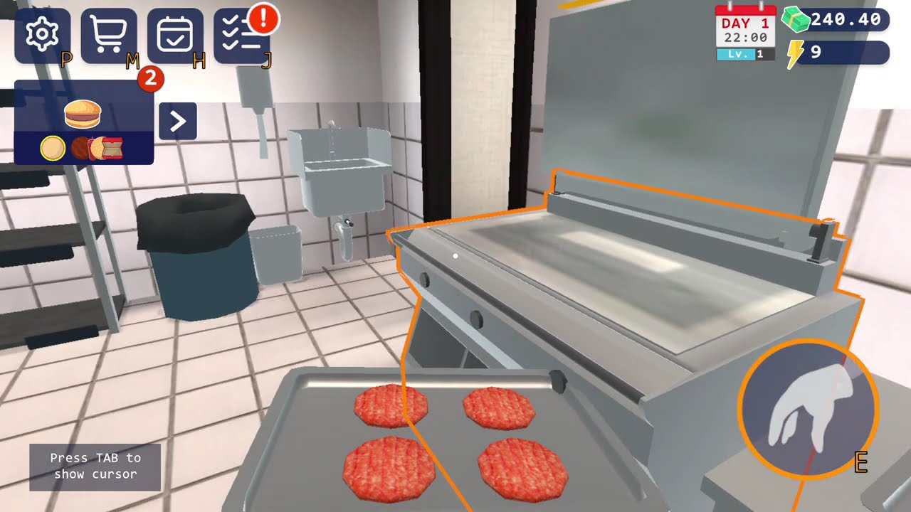 Burger Restaurant Simulator 3D 🕹️ Play on CrazyGames
