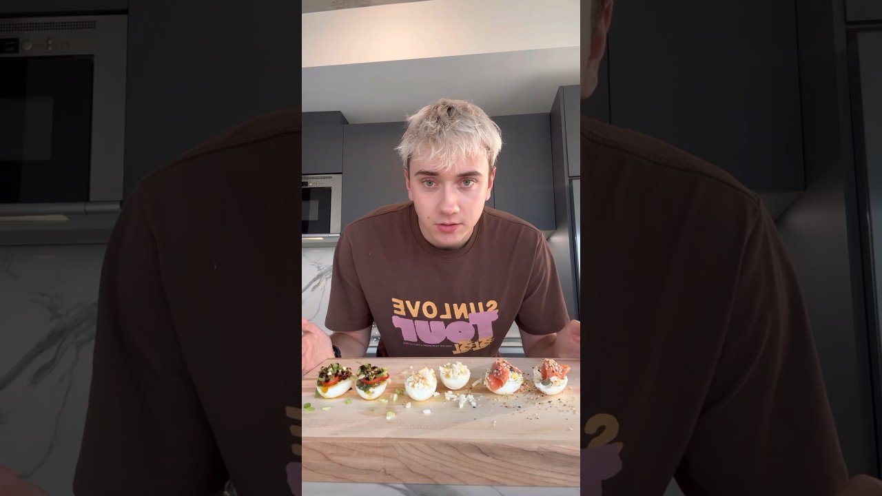 Had to try the egg flight trend