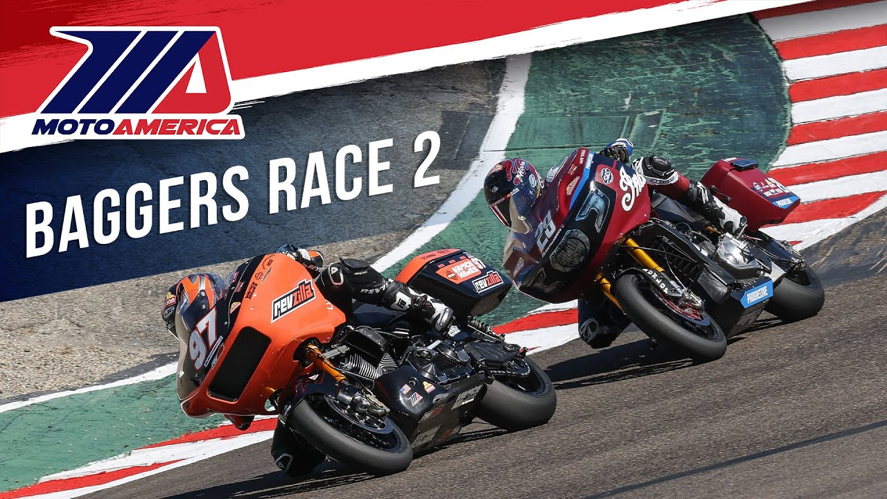 Mission King Of The Baggers Race 2 at Laguna Seca 2025 - FULL RACE | MotoAmerica