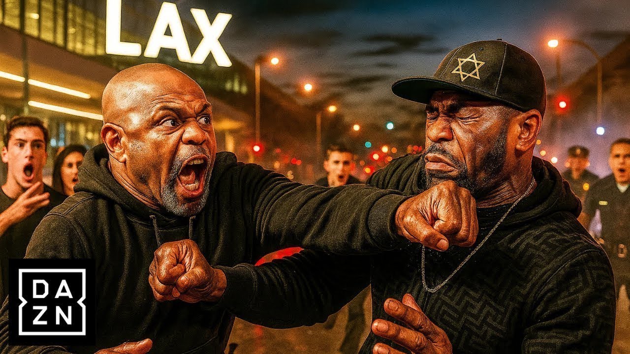 CHAOS ERUPTS!  Roy Jones Jr. Just PUNCHED Floyd Mayweather LIVE!