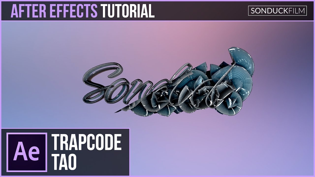 After Effects Tutorial: 3D Mesh Morph to Text with Trapcode Tao