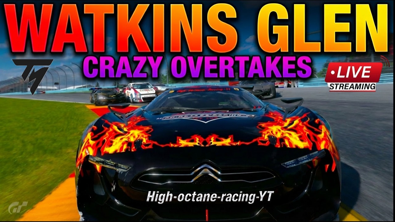 GT7 Live Watkins Glen Crashes & Overtakes #GT7LIVE #GranTurismo7LIVE