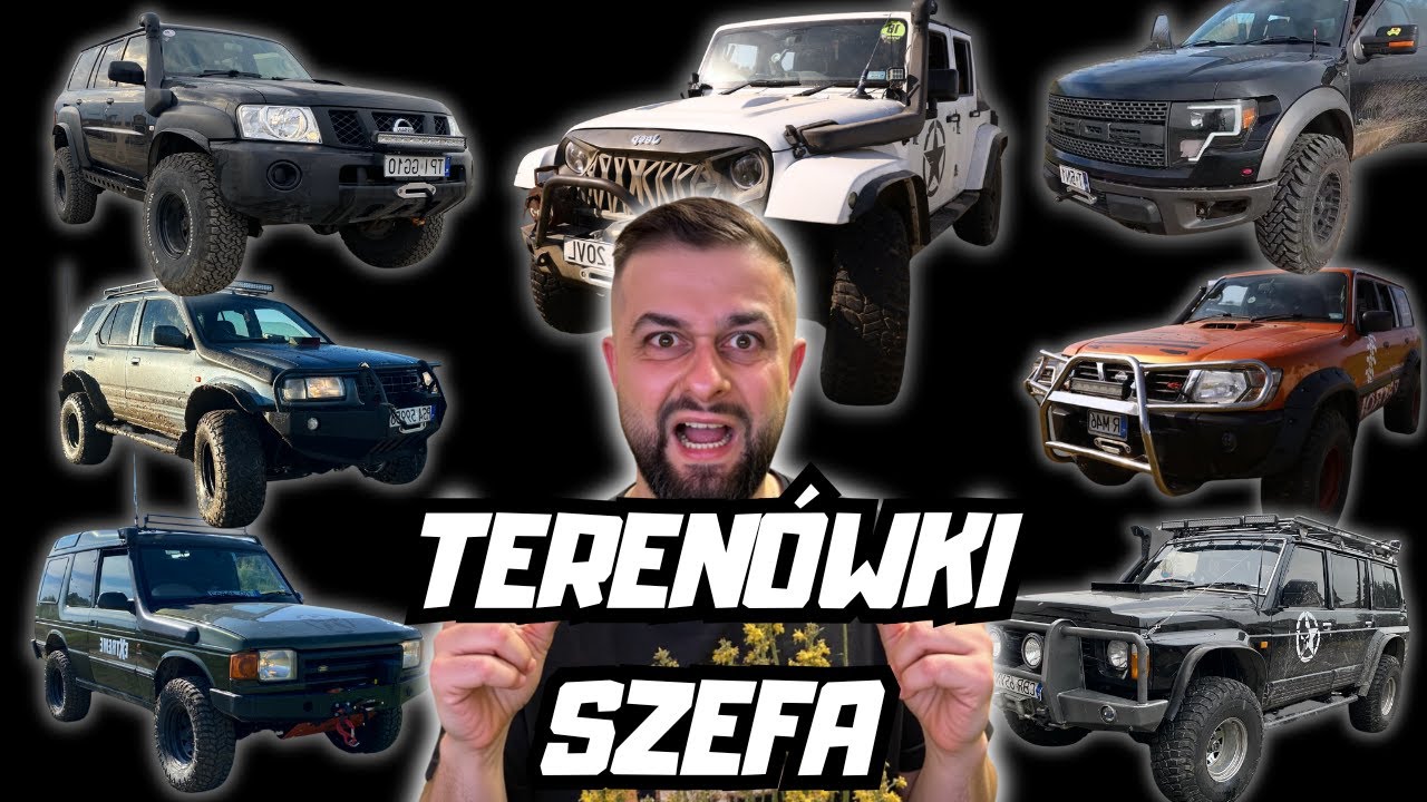 TERENÓWKI SZEFA | Frontera z silnikiem BMW M57 | PIĘĆ PATROLÓW | TRZY JEEPY | DOGE NITRO | BMW X6