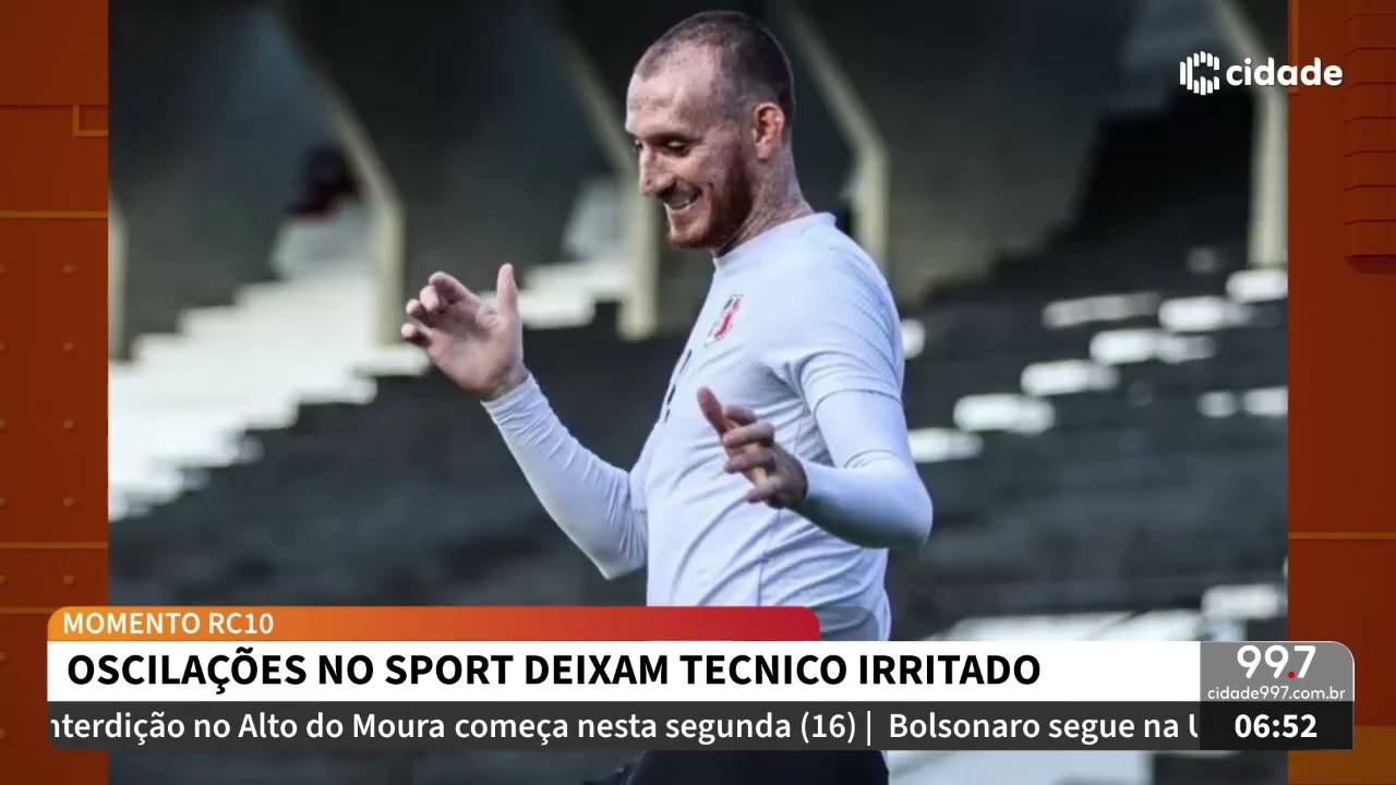 Manhã Cidade - 16.03.26 - Oscilações no Sport deixam técnico irritado