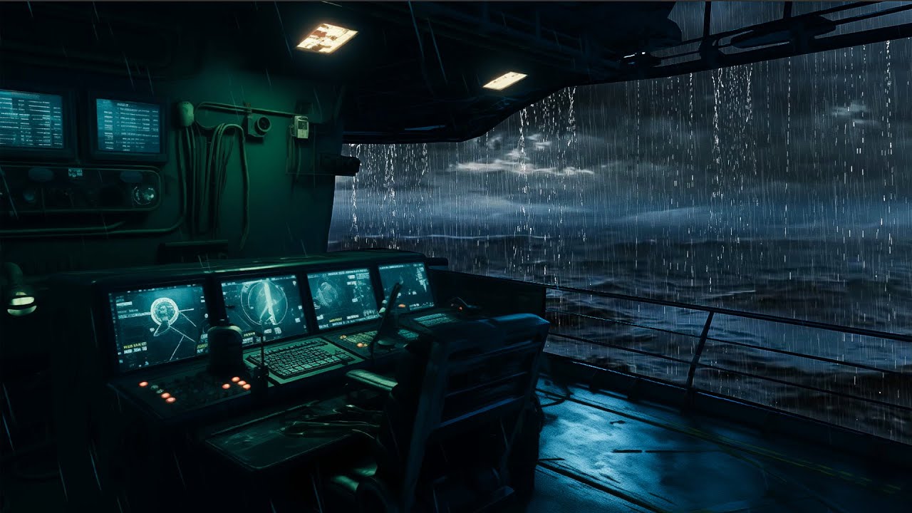 Don't Let Stress Affect Your Sleep, Let The Sound of Rain and Ocean Waves Relax your Soul