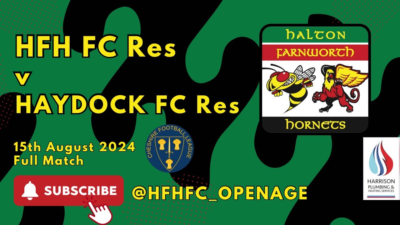 Halton Farnworth Hornets Res v Haydock Res - 15th Aug 2024 - Cheshire Reserve League 2 - Full Match