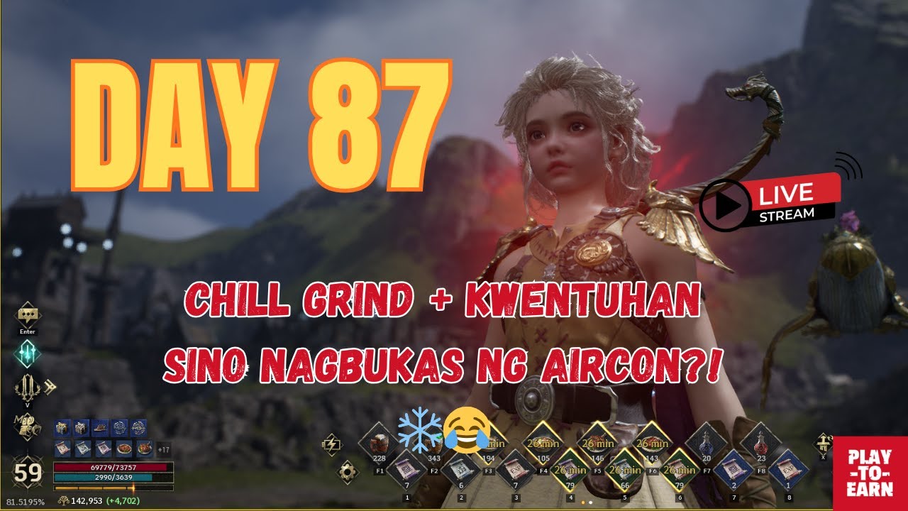 Legend of Ymir – Day 87 Live | Chill Grind + Kwentuhan | Sino Nagbukas ng Aircon?!