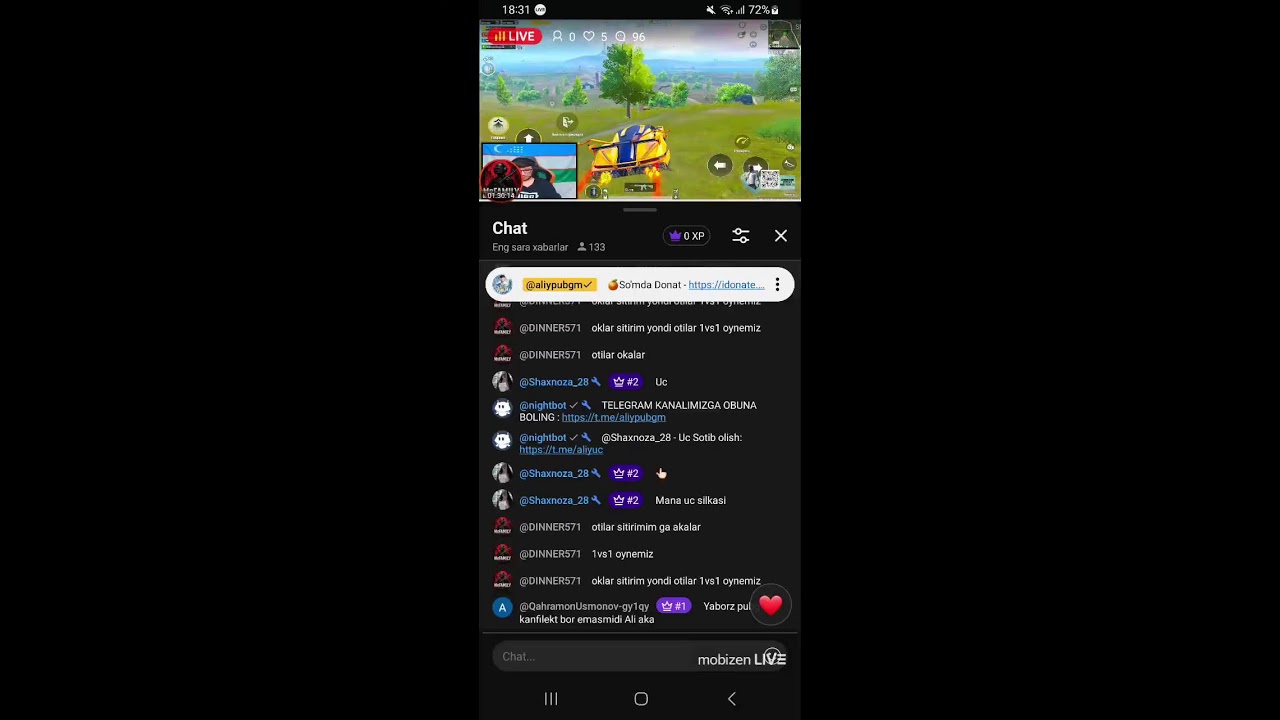1vs1 lobi oynemiz go