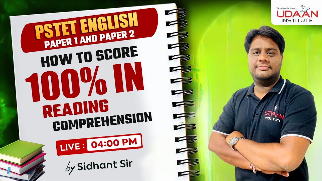 READING COMPREHENSION #3 | SPECIAL FOR PSTET / CTET 2026 | BY SIDHANT SIR
