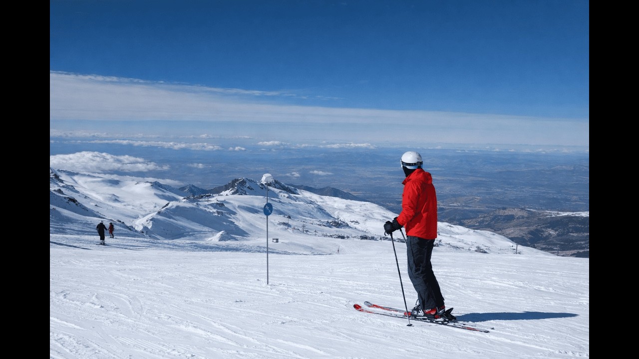 Sierra Nevada Skiing (2026) ☀️🎧 Sunny ASMR POV | Blue Runs