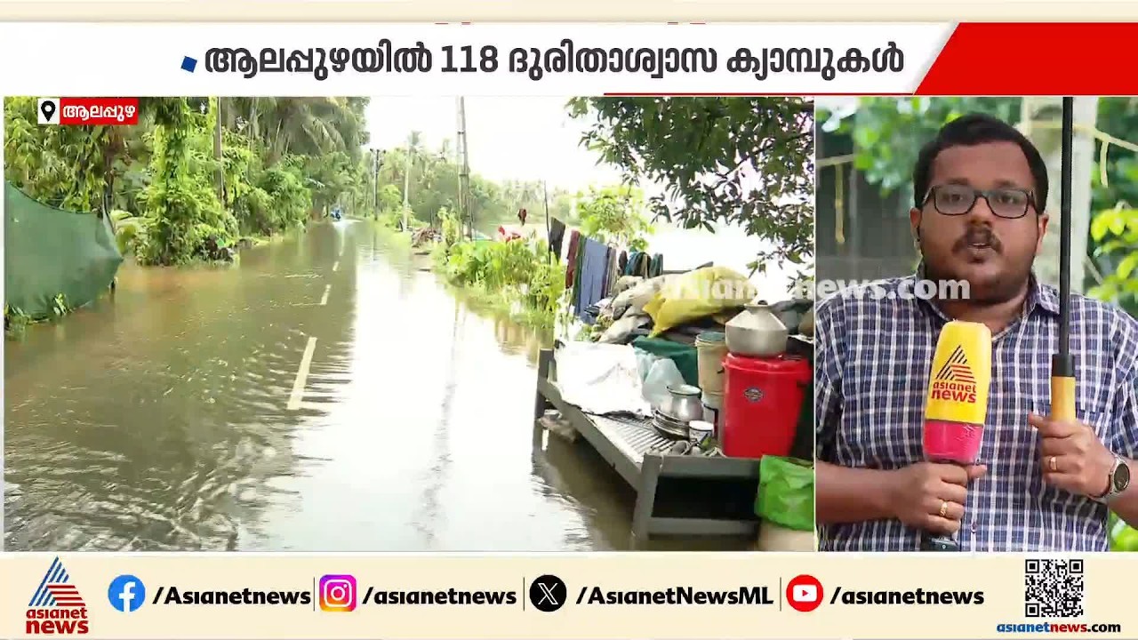 ആലപ്പുഴ ജില്ലയിൽ ഉച്ചയ്ക്ക് ശേഷം മഴ; അതിതീവ്ര മുന്നറിയിപ്പിൽ ആശങ്കയിൽ ജനങ്ങൾ | Alappuzha