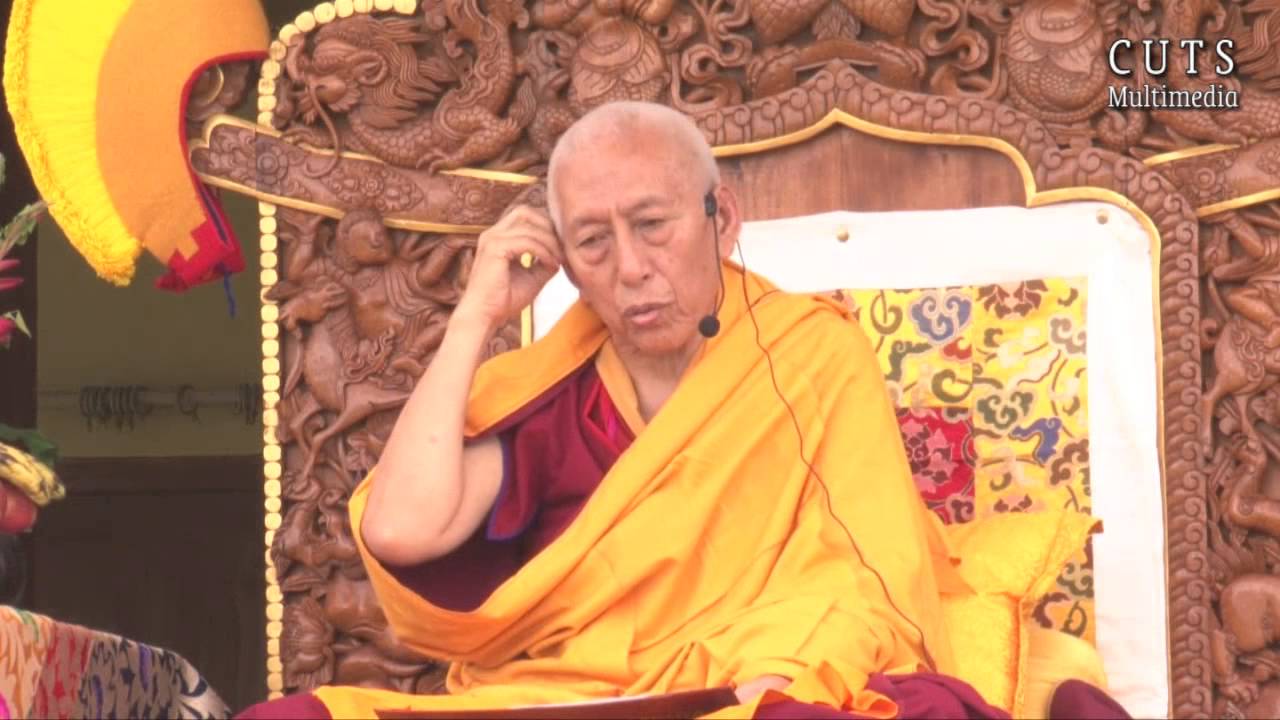 Teaching on The Eight-Verse Thought Training(བློ་སྦྱོང་ཚིགས་བརྒྱད་མ།) by HE Prof. Samdhong Rinpoche.